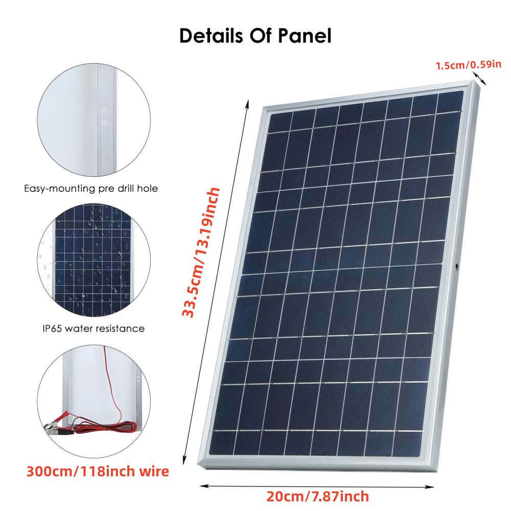Kit de painel solar 35W comple - Renewable Energy Generation avaliação e preço